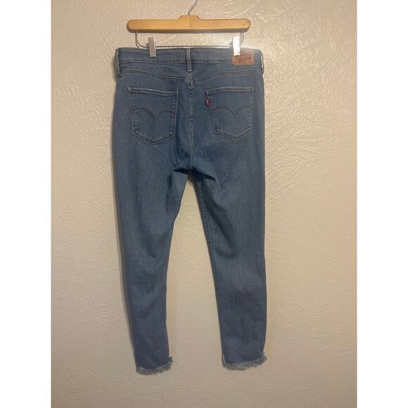 Levi’s High Rise Skinny with Frayed Hem 32 - Picture 3 of 5